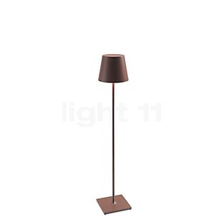 Zafferano Poldina XXL Lampe rechargeable LED marron