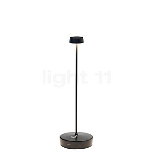 Zafferano Swap Lampe rechargeable LED noir - 29 cm