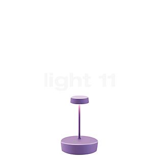 Zafferano Swap lámpara recargable LED púrpura - 15 cm