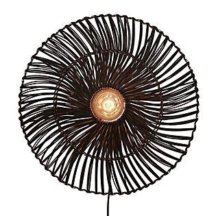 Zanzibar Lampada da parete nero - 55 cm