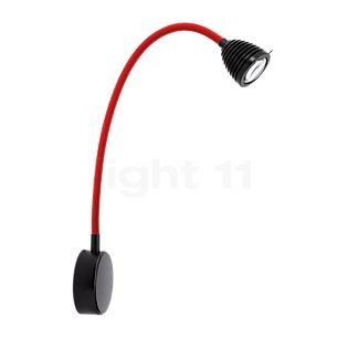 less 'n' more Athene A-BWL Wandleuchte LED rot, Kopf schwarz - B-Ware - leichte Gebrauchsspuren - voll funktionsfähig