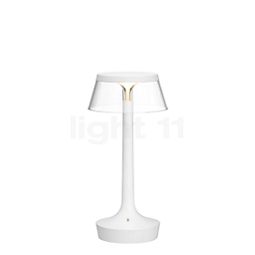  Flos Bon Jour Unplugged Lampe rechargeable LED corps blanc/couronner transparent