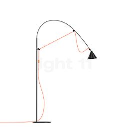 Midgard Ayno Stehleuchte LED schwarz/Kabel orange - 2.700 K - L