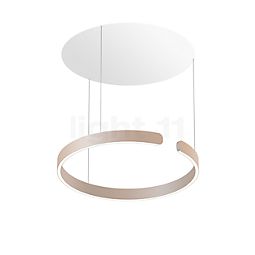  Occhio Mito Sospeso 60 Variabel Up Table Hanglamp LED kop goud mat/plafondkapje wit mat - Occhio Air