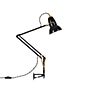 Anglepoise Original 1227 Brass Desk Lamp with Wall Mount black