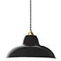 Anglepoise Original 1227 Brass Midi Wide Pendant Light black