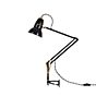 Anglepoise Original 1227 Brass, lámpara de escritorio con soporte mural negro
