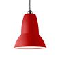 Anglepoise Original 1227 Giant Hanglamp glimmend rood/zwart kabel