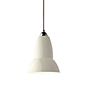 Anglepoise Original 1227 Midi Pendant Light white linen/grey cable