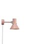 Anglepoise Type 80, lámpara de pared rosa - con enchufe