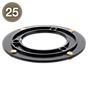 Artemide Spare Parts for Tizio 50 No. 25, base plate - black