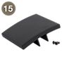 Artemide Spare Parts for Tizio 50 No. 15, weight - black - above - incl. screws