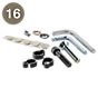 Artemide Ersatzteile für Tolomeo Tavolo - Aluminium Nr. 16, Kleinteile für Bodenständer , Lagerverkauf, Neuware