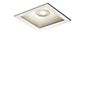 Artemide Parabola Plafondinbouwlamp LED hoekig vast incl. Ballasten wit, 9,4 cm, dimbaar