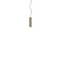 Artemide Tagora, lámpara de suspensión LED beis/blanco - ø8 cm