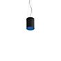 Artemide Tagora, lámpara de suspensión LED negro/azul - ø27 cm