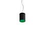 Artemide Tagora, lámpara de suspensión LED negro/verde - ø27 cm