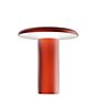 Artemide Takku Acculamp LED rood , Magazijnuitverkoop, nieuwe, originele verpakking