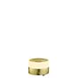Bankamp Button, lámpara de sobremesa LED mirada pan de oro - 11 cm