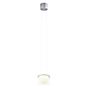 Bankamp Grand Flex Hanglamp LED 1-licht aluminium geanodiseerd/glas klaar wit - ø20 cm