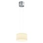 Bankamp Grand Flex Pendant Light LED 1 lamp aluminium anodised/glass opal - ø32 cm