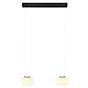 Bankamp Grand Flex Pendant Light LED 2 lamps black anodised/glass opal - ø20 cm , Warehouse sale, as new, original packaging