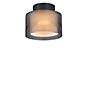 Bankamp Grand Loftlampe LED antrazit mat/glas Groove - ø20 cm