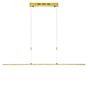 Bankamp Slim Pendel LED bladguld udseende - 128 cm