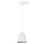 Bega 50958 - Studio Line Hanglamp LED koper/wit, voor schuine plafonds - 50958.6K3+13232