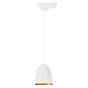 Bega 50958 - Studio Line Hanglamp LED messing/wit, voor schuine plafonds - 50958.4K3+13232