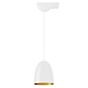 Bega 50959 - Studio Line Hanglamp LED messing/wit, voor schuine plafonds - 50959.4K3+13244