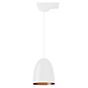 Bega 50960 - Studio Line Hanglamp LED koper/wit, voor schuine plafonds - 50960.6K3+13247