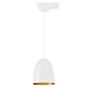 Bega 50960 - Studio Line Hanglamp LED messing/wit, voor schuine plafonds - 50960.4K3+13247