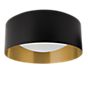 Bega Studio Line Ceiling Light LED round black/brass matt - 51012.4K3