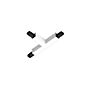 Bruck Connector for All-in Track T-connector, white