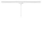 Bruck Decoratieve afdekking voor Duolare Track wit, 100 cm , Magazijnuitverkoop, nieuwe, originele verpakking