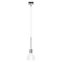 Bruck Silva Hanglamp LED voor Duolare Track - ø11 cm chroom glanzend, glas wit