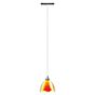 Bruck Silva Hanglamp voor All-in Track - ø11 cm chroom glanzend, glas geel/oranje