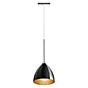 Bruck Silva Hanglamp voor All-in Track - ø16 cm chroom glanzend - glas zwart/goud , Magazijnuitverkoop, nieuwe, originele verpakking