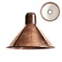 DCW Abat-jour Lampe Gras L conique cuivre brut/blanc , Vente d'entrepôt, neuf, emballage d'origine