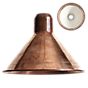 DCW Abat-jour Lampe Gras XL conique cuivre brut/blanc , Vente d'entrepôt, neuf, emballage d'origine
