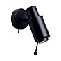 DCW Biny Spot LED black - with handle - with switch