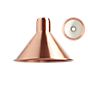 DCW Lampe Gras Lampshade classic conical copper/white