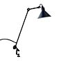 DCW Lampe Gras No 201 clamp light black conical blue