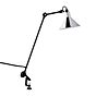 DCW Lampe Gras No 201 clamp light black conical chrome