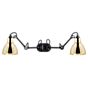 DCW Lampe Gras No 204 Double Wall light brass