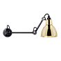 DCW Lampe Gras No 204 L40 Væglampe messing