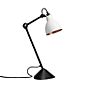 DCW Lampe Gras No 205 Lampe de table noire blanc/cuivre