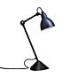 DCW Lampe Gras No 205 Lampe de table noire bleu