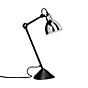 DCW Lampe Gras No 205 Lampe de table noire chrome